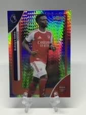 Bukayo Saka 2026 Topps Chrome Premier League card
