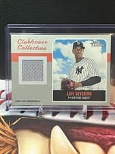 Luis Severino 2019 Topps Heritage Clubhouse Collection Relics card