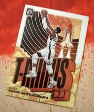 2021 Panini Donruss Optic T Minus 3 2 1 Giannis Antetokounmpo Holo #3 card