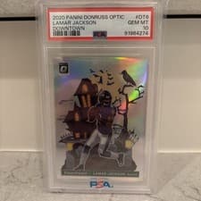 2020 Panini Donruss Optic Downtown Lamar Jackson #DT-6