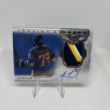 2024-25 Upper Deck The Cup Leaving a Legacy Justin Faulk #LLG-JF card