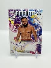 2025 Topps Exalted WWE Wrestling Ambient Autographs Jacob Fatu #APA-JCF card