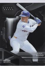 2026 Topps Chrome Black Base Set Juan Soto #6 card