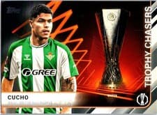 2025-26 Topps UEFA Club Competitions Trophy Chasers Cucho #TC-12 card