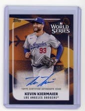 2025 Topps World Champion Autographs Kevin Kiermaier #WCA-KK card