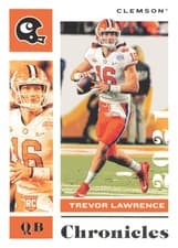 Trevor Lawrence 2021 Panini Chronicles Draft Picks card