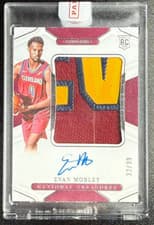 Evan Mobley 2021-22 Panini National Treasures card