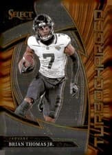 2025 Panini Select Turbocharged Brian Thomas Jr. #24 card