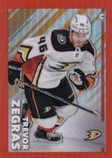 Trevor Zegras 2022 Topps NHL Sticker card