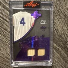 2025 Leaf Spectacular Baseball When it Was A Game Used Duke Snider #WU-7 card
