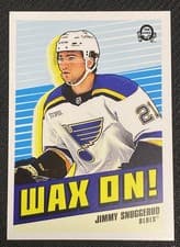 2025-26 O-Pee-Chee Wax On Jimmy Snuggerud #WO-15 card