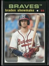 Braden Shewmake 2020 Topps Heritage Minor League card