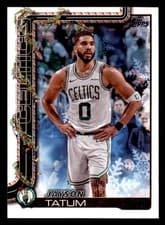 Jayson Tatum 2025 Topps Holiday card
