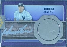2025 Topps Five Star Silver Signatures Hideki Matsui #FSS-HM card