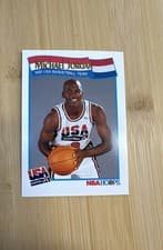 Michael Jordan 1991 Hoops card