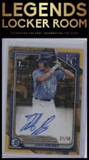 Jared Dickey 2024 Bowman Sapphire Edition Autographs card
