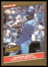 George Brett 1986 Donruss Highlights card
