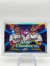 2025 Topps Cosmic Chrome Star Clusters James Wood/Dylan Crews #DSC-8 card