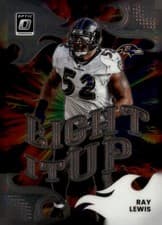 2025 Donruss Optic Light it Up Ray Lewis #17 card