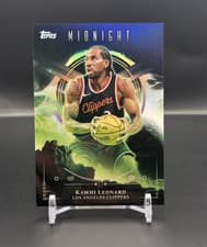 2025-26 Topps Midnight Night Vision Kawhi Leonard #NV-2 card