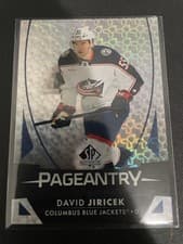 David Jiricek 2023 SP Authentic Pageantry card