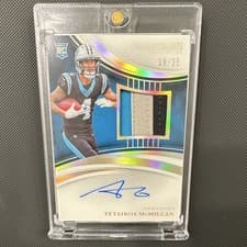 2025 Panini Immaculate Rookie Patch Autographs Tetairoa McMillan #104 card