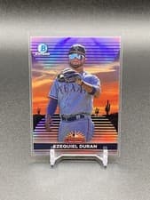 Ezequiel Duran 2022 Bowman Chrome 2021 AFL Fall Stars card