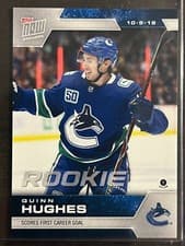 Quinn Hughes 2019 Topps Now NHL Stickers card