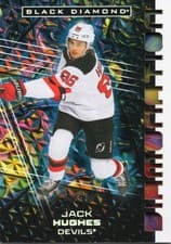 2025-26 Upper Deck Black Diamond Diamonation Jack Hughes #DN-JH card