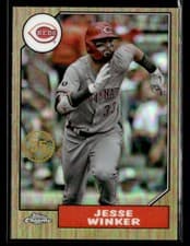 Jesse Winker 2022 Topps Chrome 1987 card
