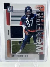 Luther Burden III 2025 Donruss Rookie Phenom Jerseys card