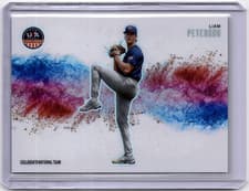 2026 Panini Stars & Stripes Prizm Color Blast Liam Peterson #10 card