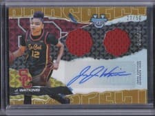 2024-25 Bowman's Best University Prospect Dual Relic Autographs Juju Watkins #PDRA-JW card