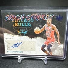 Ayo Dosunmu 2023 Panini Court Kings Brush Strokes card
