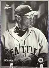 2025 Topps Black & White Base Set Ichiro #91 card