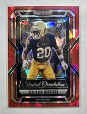 2025 Panini Prizm Draft Picks Student Orientation Benjamin Morrison #21 card