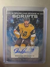 2024-25 Upper Deck Black Diamond Sparkling Rookie Scripts Brendan Brisson #SRS-BB card