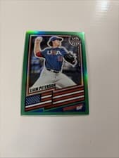Liam Peterson 2026 Panini Stars and Stripes Prizm USA card