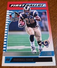 2025 Score First Ballot Marshall Faulk #5 card