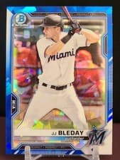 JJ Bleday 2021 Bowman Draft Sapphire card