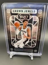 2025 2024 Panini Select Crown Jewels Victor Wembanyama #8