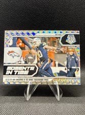 Bo Nix 2025 Panini Mosaic Moments in Time card