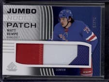 2024-25 SP Game Used Rookie Jumbo Patch Matt Rempe #JRP-MR card