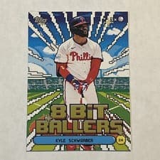 2026 Topps 8-Bit Ballers Kyle Schwarber #8B-25 card