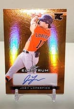 2024 Leaf Electrum Baseball Base Autograph Joey Loperfido #BA-JL1 card