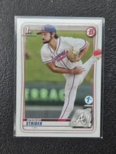 Spencer Strider 2020 Bowman Draft 1st Edition card