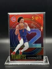 Cade Cunningham 2021 Panini Select Numbers card