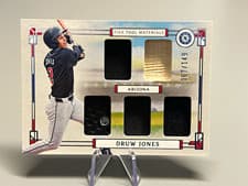2024 Panini Boys of Summer Five Tool Player Materials Druw Jones #FT-DJ card