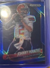 2025 Panini Prizm Black Base Set Johnny Manziel #33 card