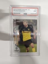 Erling Haaland 2019 Topps Chrome UEFA Champions League card